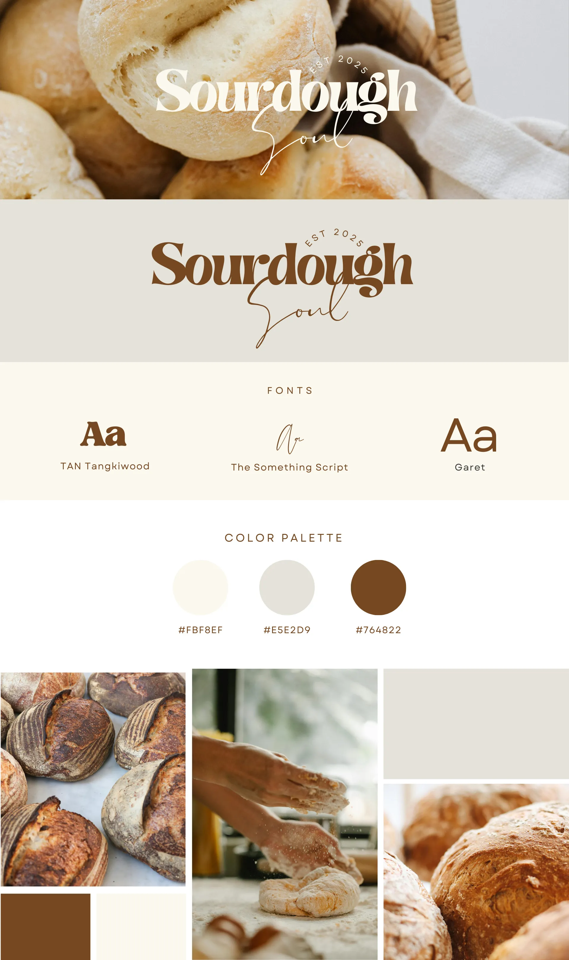 Artisan Bakery project — A coherent brand system