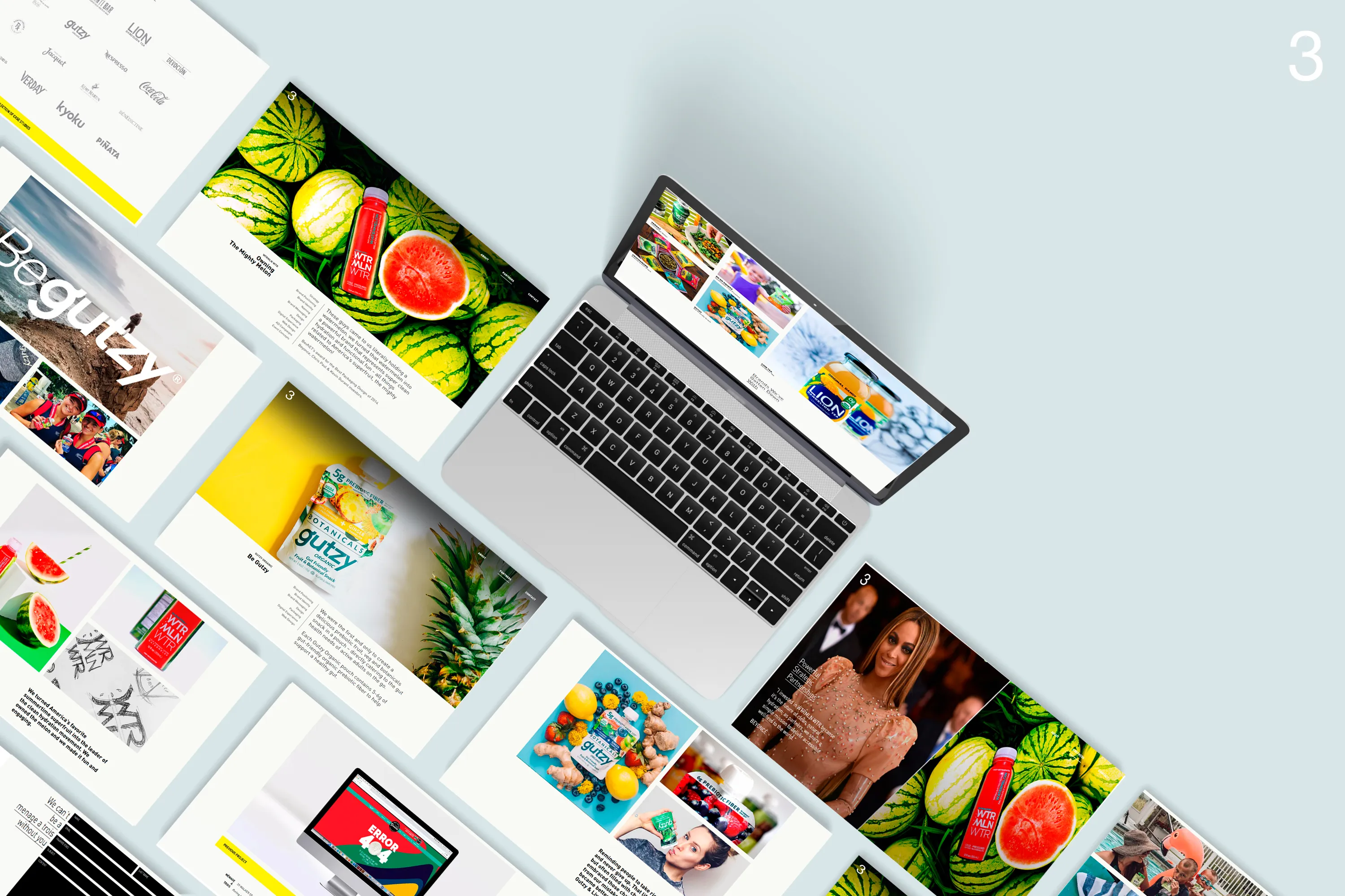 Creative Agency project — A portfolio built around bold brands