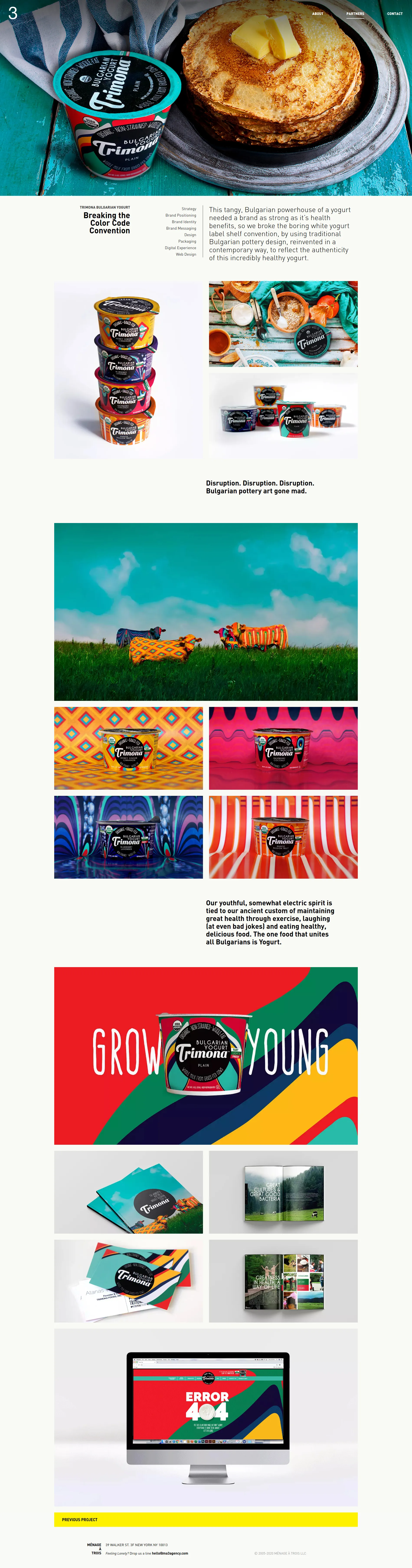 Creative Agency project — Trimona grows young