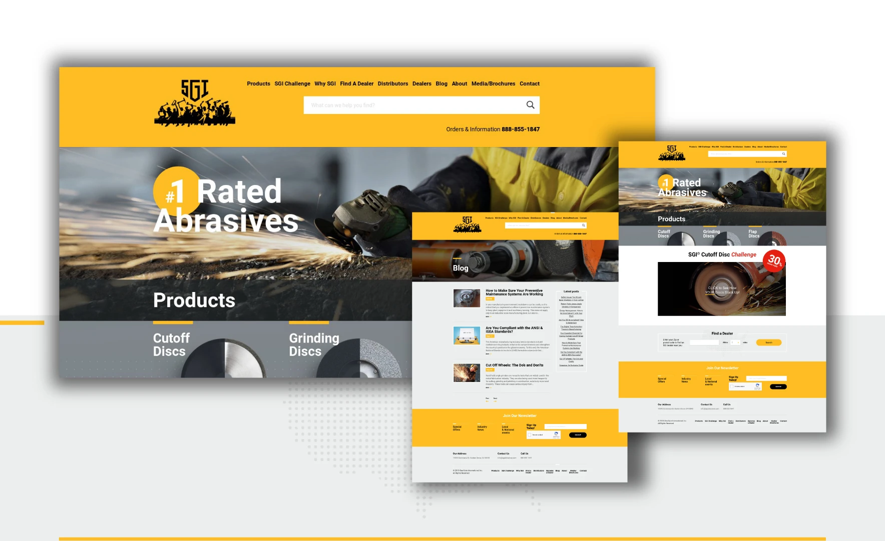 Responsive website and dealer discovery views