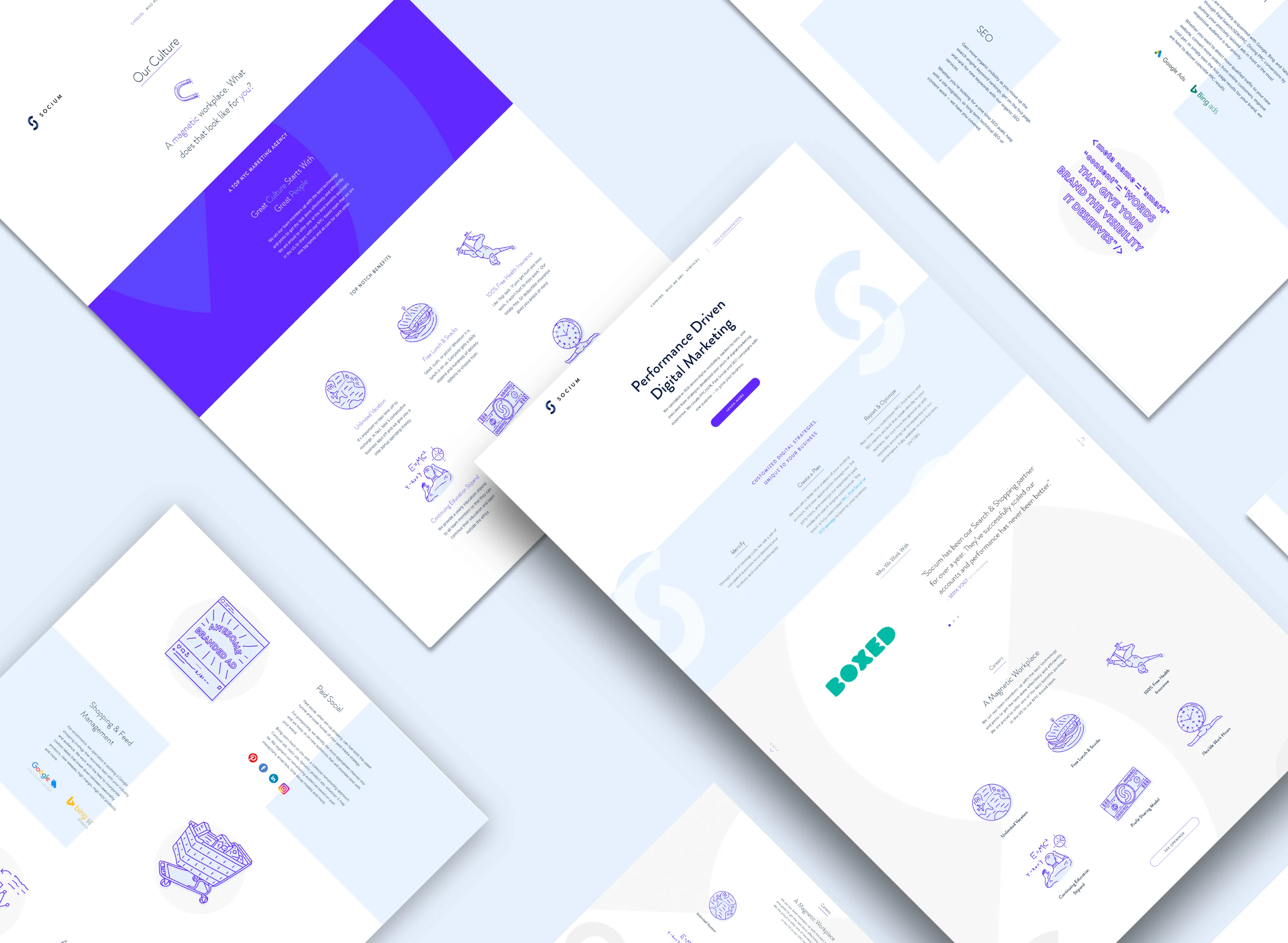 Socium Media project — From supplied design to WordPress
